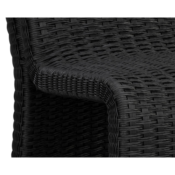 Sunpan Modern Edessa Outdoor Rattan Dining Chair