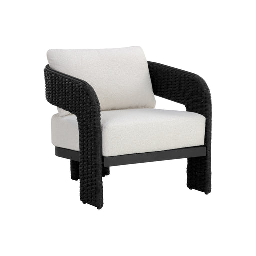 Sunpan Pylos Louis Cream Lounge Chair 