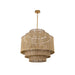 Sunpan Modern Round Large Alyssa Chandelier Light