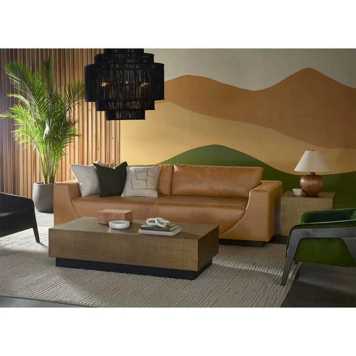 Sunpan Modern Round Large Alyssa Chandelier Light