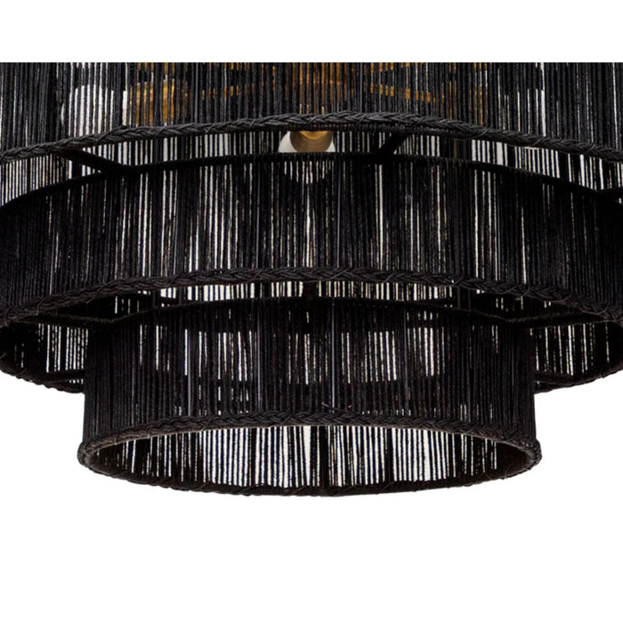 Sunpan Modern Round Large Alyssa Chandelier Light