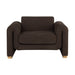 Sunpan Romer Bovine Leather Modern Armchair