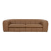 Sunpan Cyril Brown Leather Sofa 