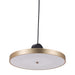 Zuo Mozu Gold & Black Electroplated Steel Modern Ceiling Lamp