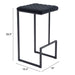 Zuo Element Barstool Black