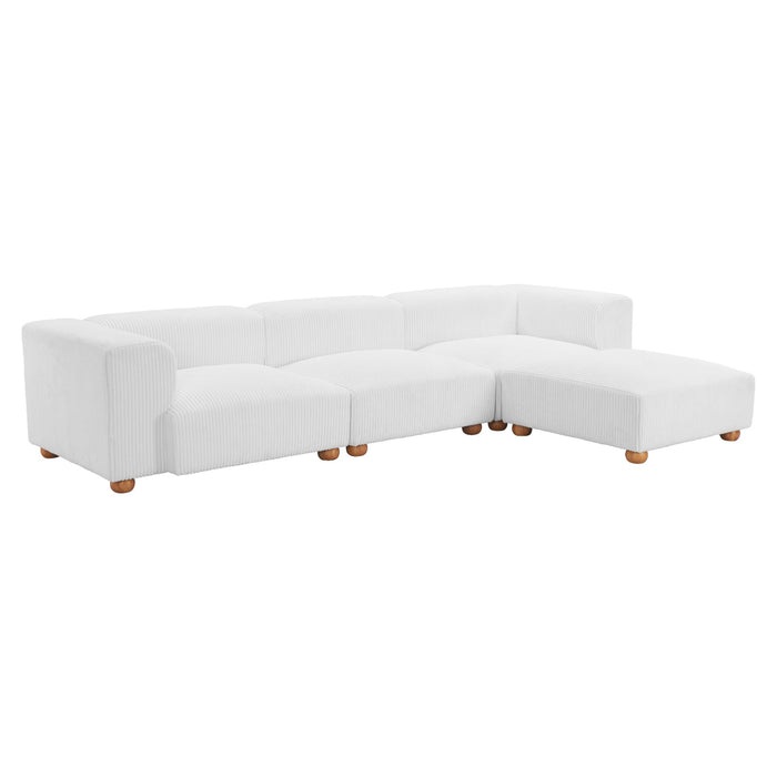 Zuo Modern Tayte White Sofa