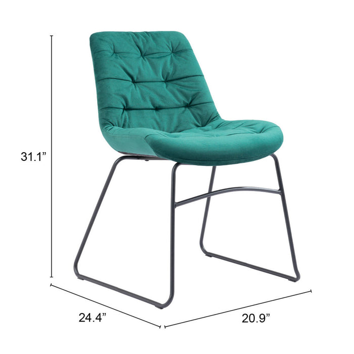 Zuo Tammy Green Dining Chair