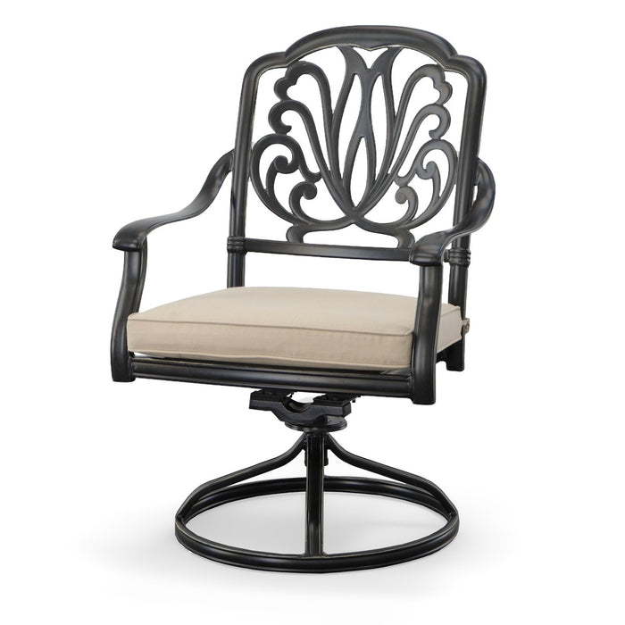 AFD Elisabeth Outdoor Aluminum Swivel Rocker Chair