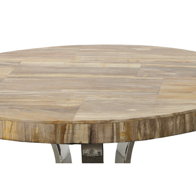 Mountain Studios Petrified Wood Table 60" Authentic Specimen