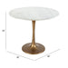 Zuo Fullerton Dining Table White & Gold