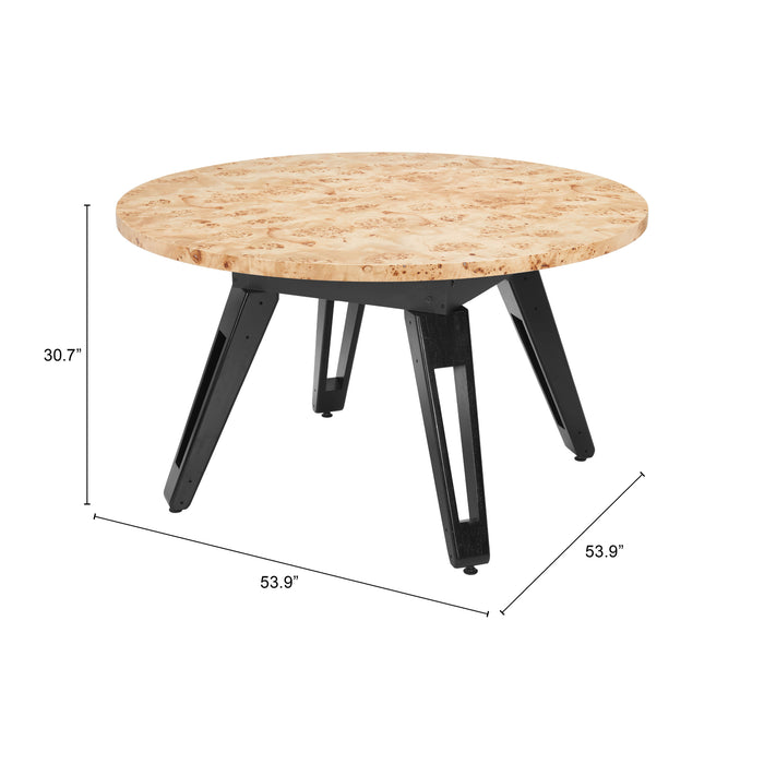 Zuo Burl 2 in 1 Dining / Poker Table