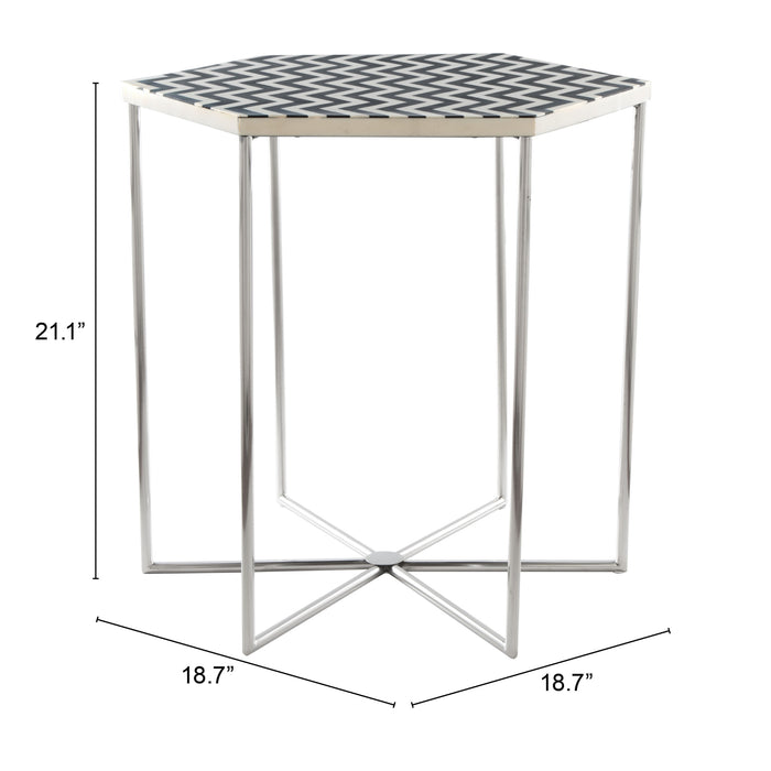 Zuo Forma Hexagon Side Table