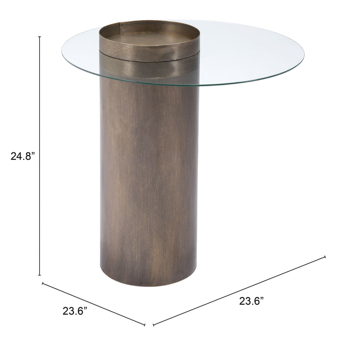 Zuo Emi Round End Table