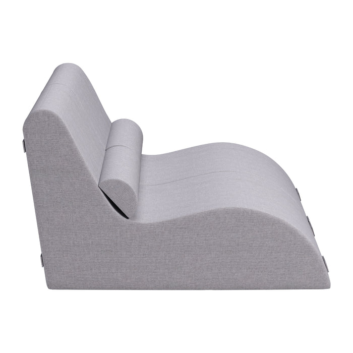 Zuo Luanda Modern and Durable Gray Outdoor Lounge Chair