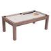 Bonker 3 in 1 Dining / Pool / Ping Pong Table Brown