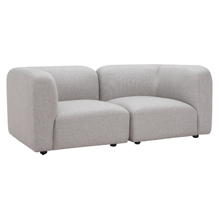 Zuo Modern Biak Upholstered Fabric Corner Sofa/Sectional Chair