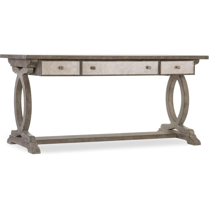 Hooker Furniture Home Office Rustic Glam Trestle Desk