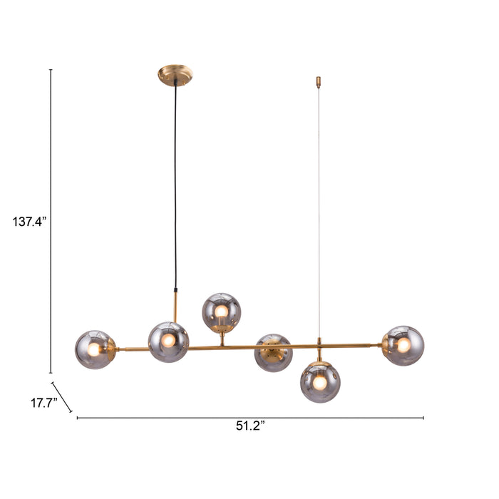 Anderson Teak Gisela Ceiling Modern Lamp Brass