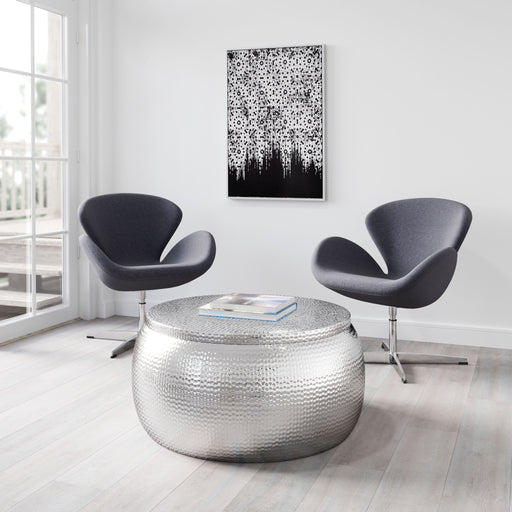 Zuo Solo Round Grey Coffee Table