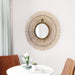 Zuo Dimond Modern Round Wall Mirror Gold