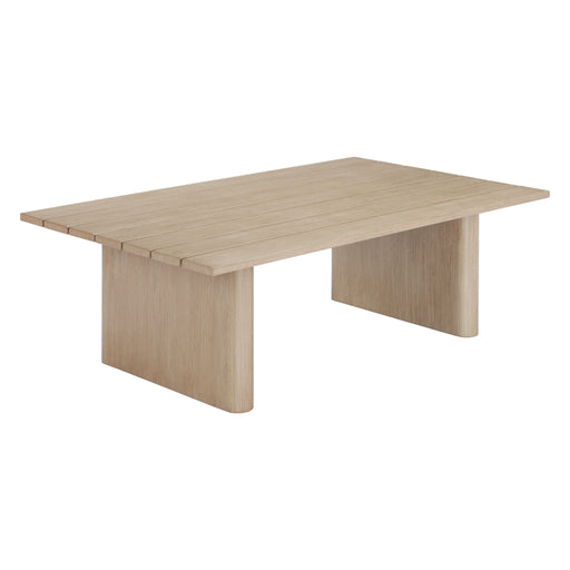 Zuo  Duna  Natural Faux Wood and Aluminum Coffee Table