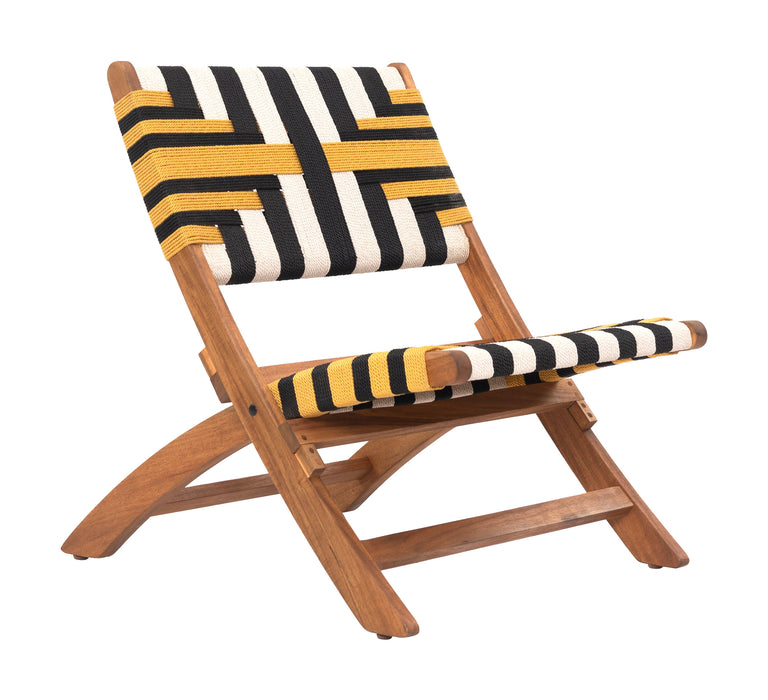 The Outdoor Sunbeam Lounge Chair by Zuo, Multicolor