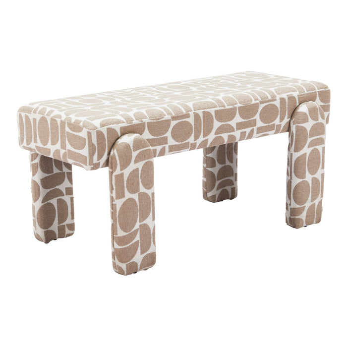 Zuo Blato Bench Brown