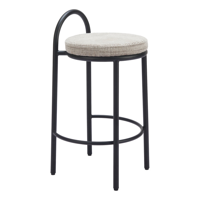 Zuo Sisal Cream Counter Stool