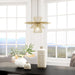 Anderson Teak Azzi Modern Gold Ceiling Lamp with Adjustable Cord