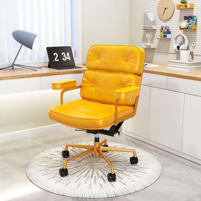 Zuo Smiths Office Chair Yellow