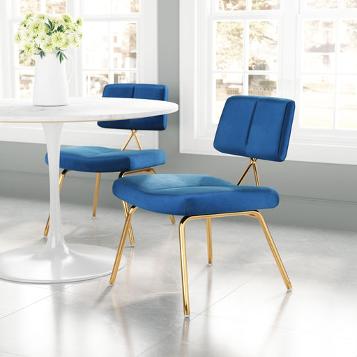 Zuo Modern Nicole Blue Accent Chair