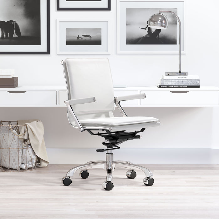 Zuo Lider Plus Office Chair White
