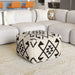 Zuo Modern Lizardo White Ottoman