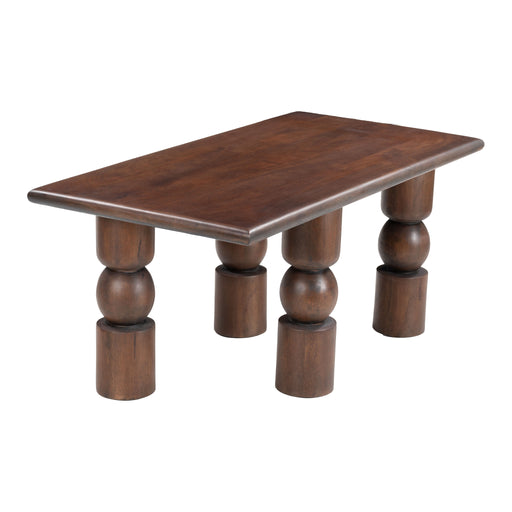 Zuo Split Rectangular Wood Coffee Table