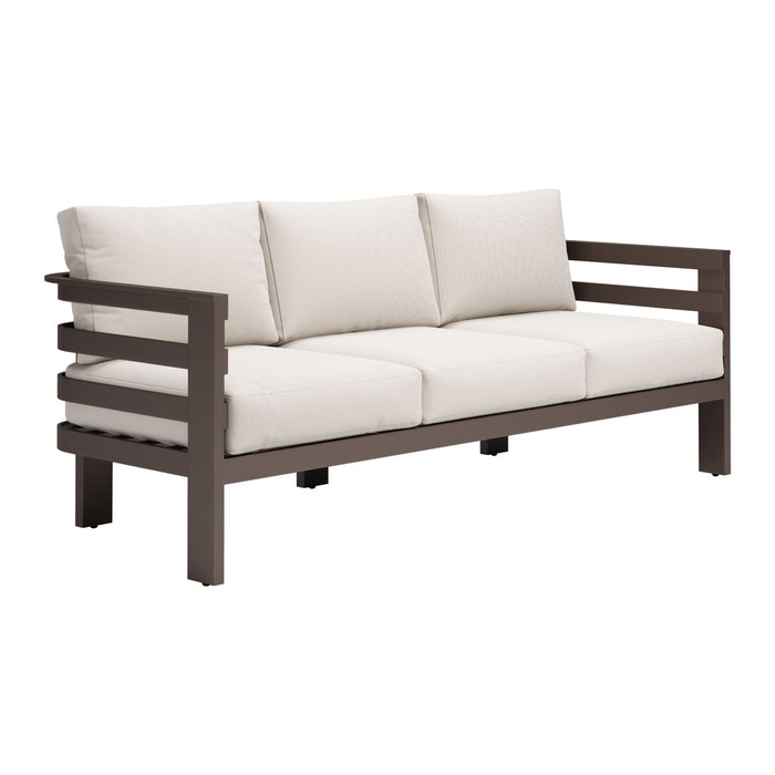 Bal Harbor Outdoor Sofa by Zuo, White