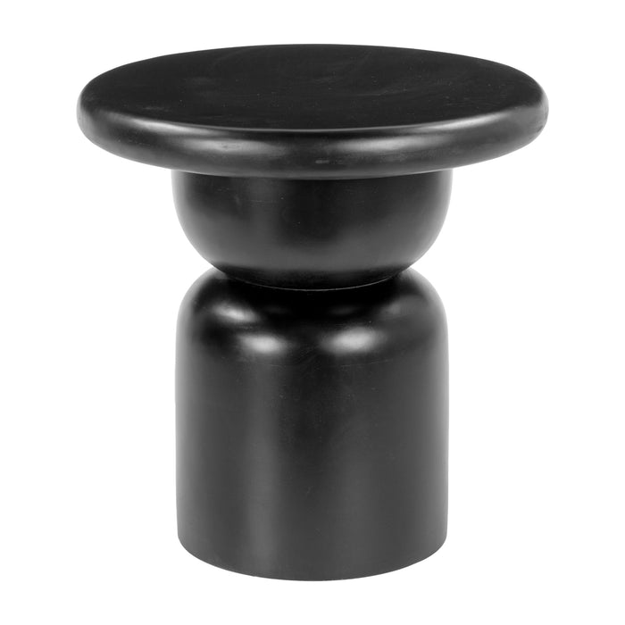 Zuo Hals Black Round Side Table