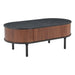 Zuo Koriana Oval Wood Coffee Table