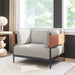 Zuo Modern Stirbe Grey Armchair