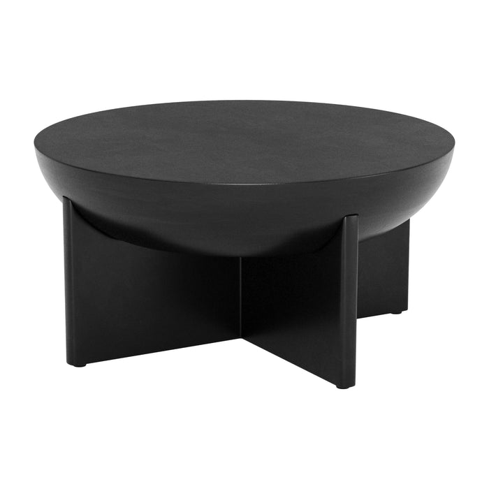 Zuo Tume Round Black Coffee Table