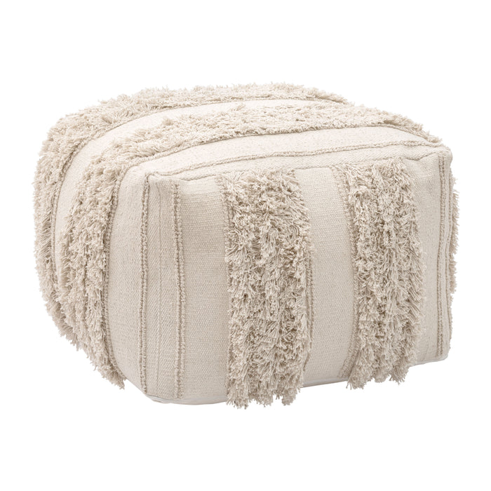 Zuo Modern Peru Beige Ottoman