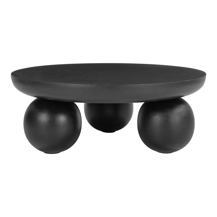 Zuo Ancona Round Black Coffee Table