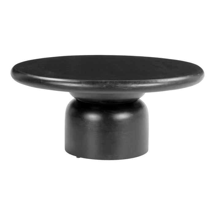 Zuo Hals Round Black Coffee Table