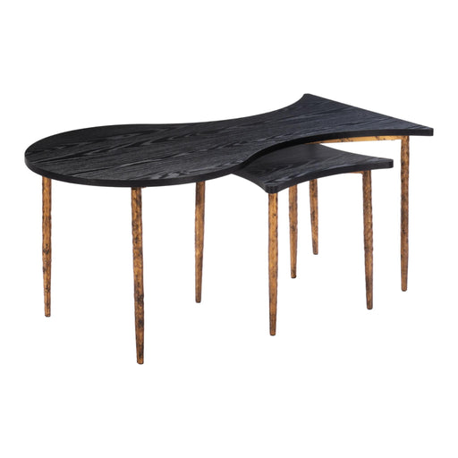 Zuo Norden Black Coffee Table Set