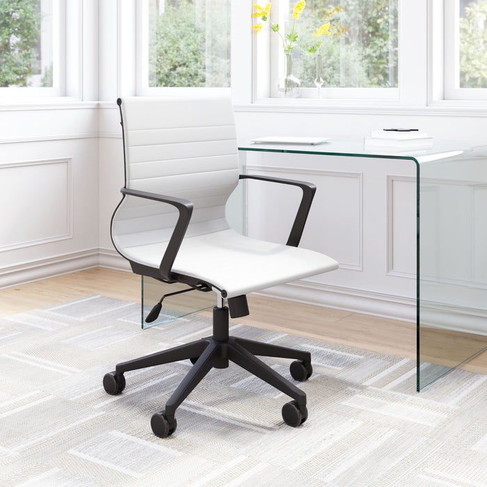 Zuo Stacy White Office Chair