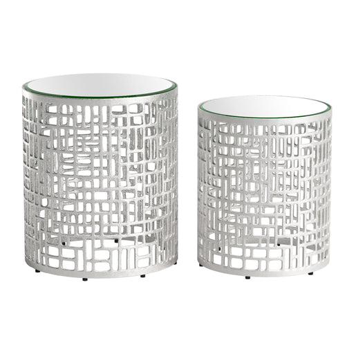 Zuo Reden Glass Top Side Table Set