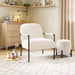 Zuo Modern Chicago White Accent Chair