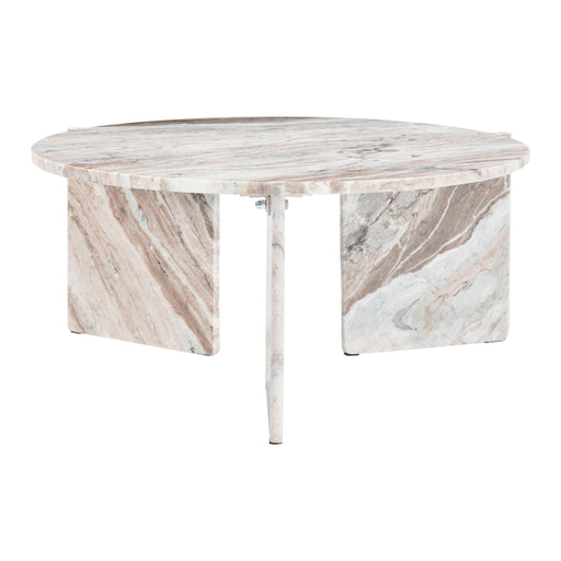 Zuo Lancaster White Marble Coffee Table