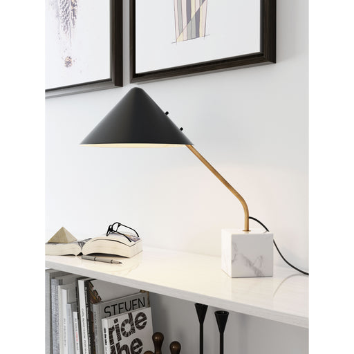 Zuo Pike Black & White Adjustable Retro Modern Table Lamp