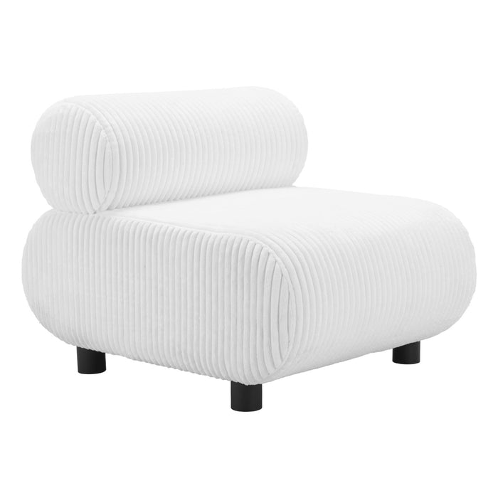 Zuo Modern Rahat White Accent Chair