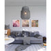 Anderson Teak Daydream Transitional Ceiling Lamp in Gray